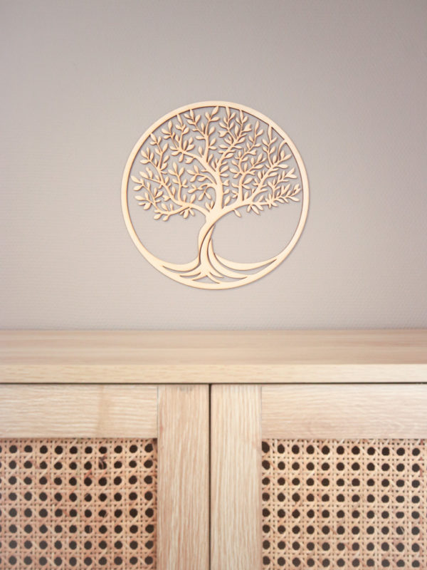 tree of life, veggdekor i tre